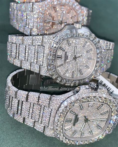 michael kors iced out watch